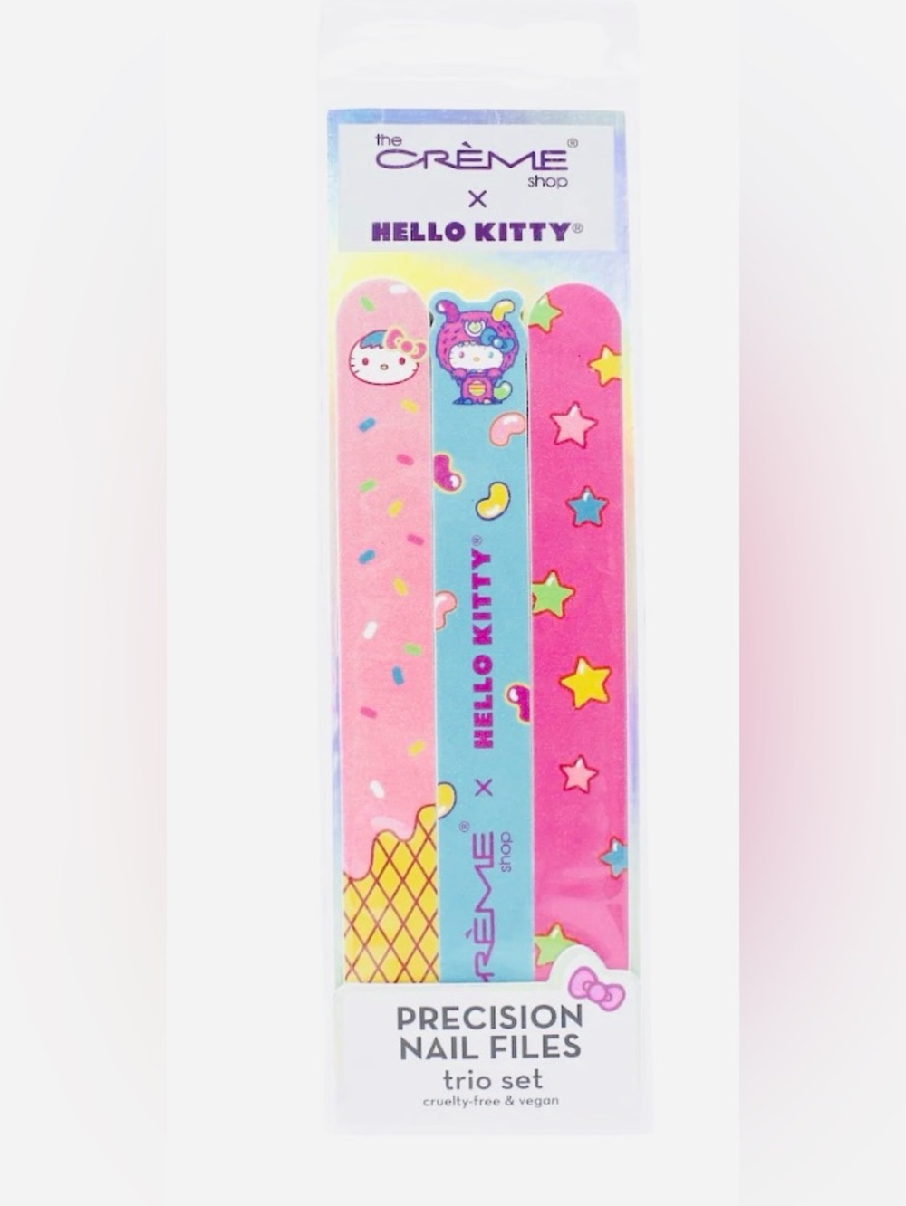 The Crème Shop x Hello Kitty Precision Nail Files Trio Set